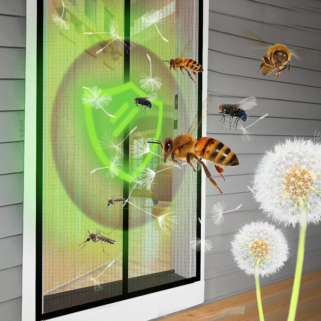 MagneticScreen™ | Anti-Insekt Dørskærm