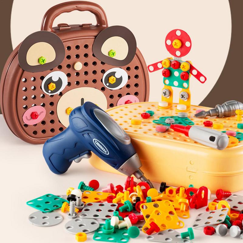 CreativityBox™ | Elektrisk Boremaskine Til Børn Med Værktøjskasse